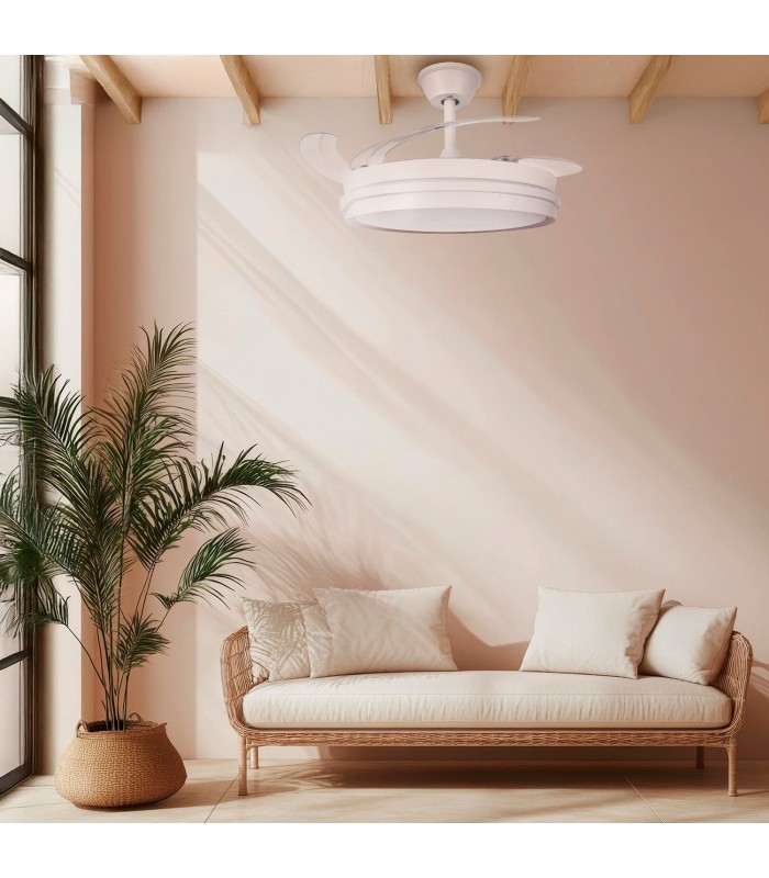 Ventilador WHITE ALAN DC 43W 3800Lm 4 Aspas CCT