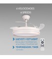 Ventilador WHITE ALAN DC 43W 3800Lm 4 Aspas CCT