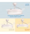 Ventilador WHITE ALAN DC 43W 3800Lm 4 Aspas CCT