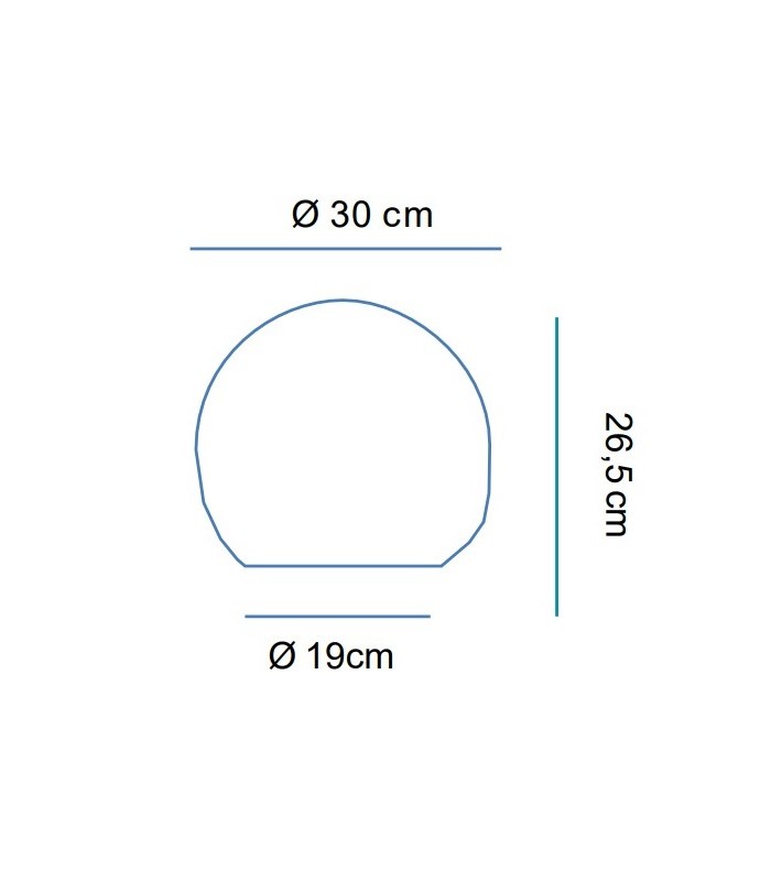 Esfera LED BULY 30 1xE27 IP65