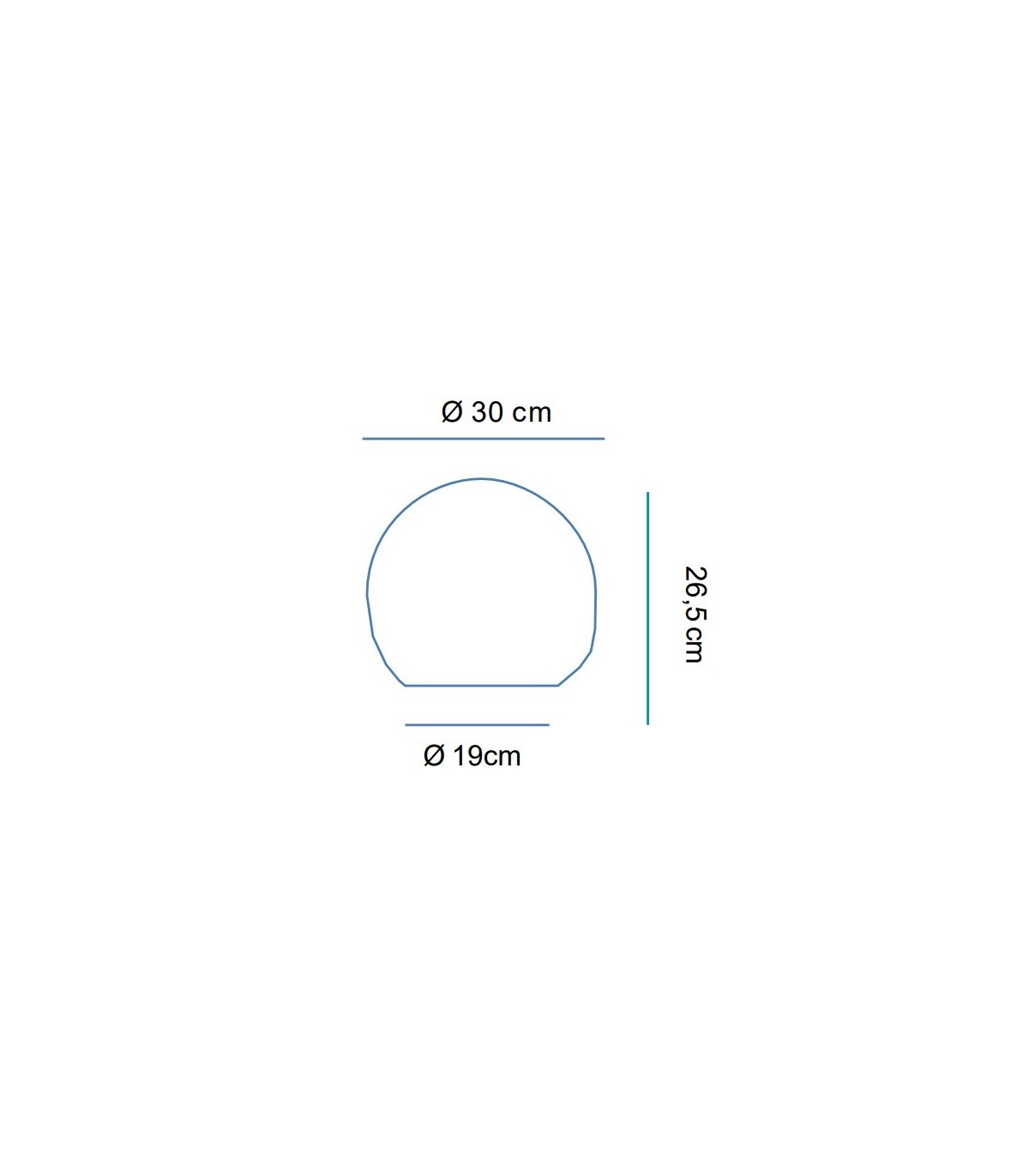 Esfera LED BULY 30 1xE27 IP65