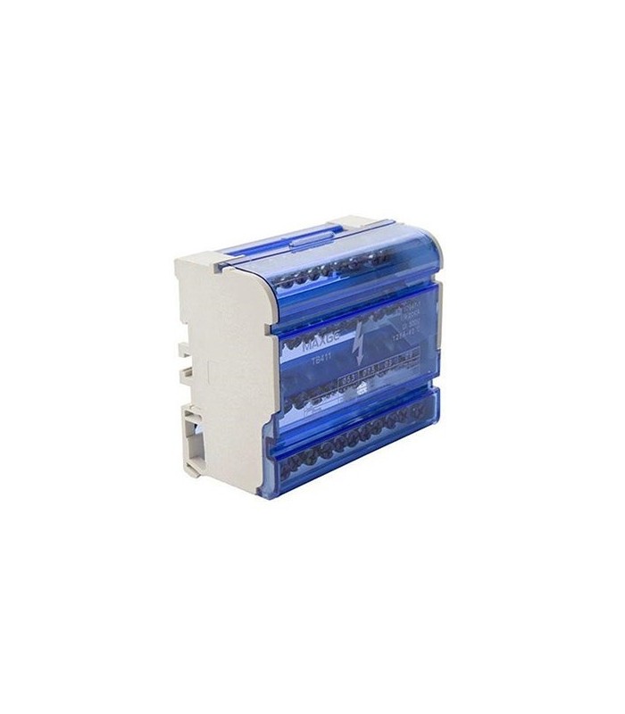 Repartidor de fases 4P 125A 11x5.3mm+2x7.5mm+2x9mm