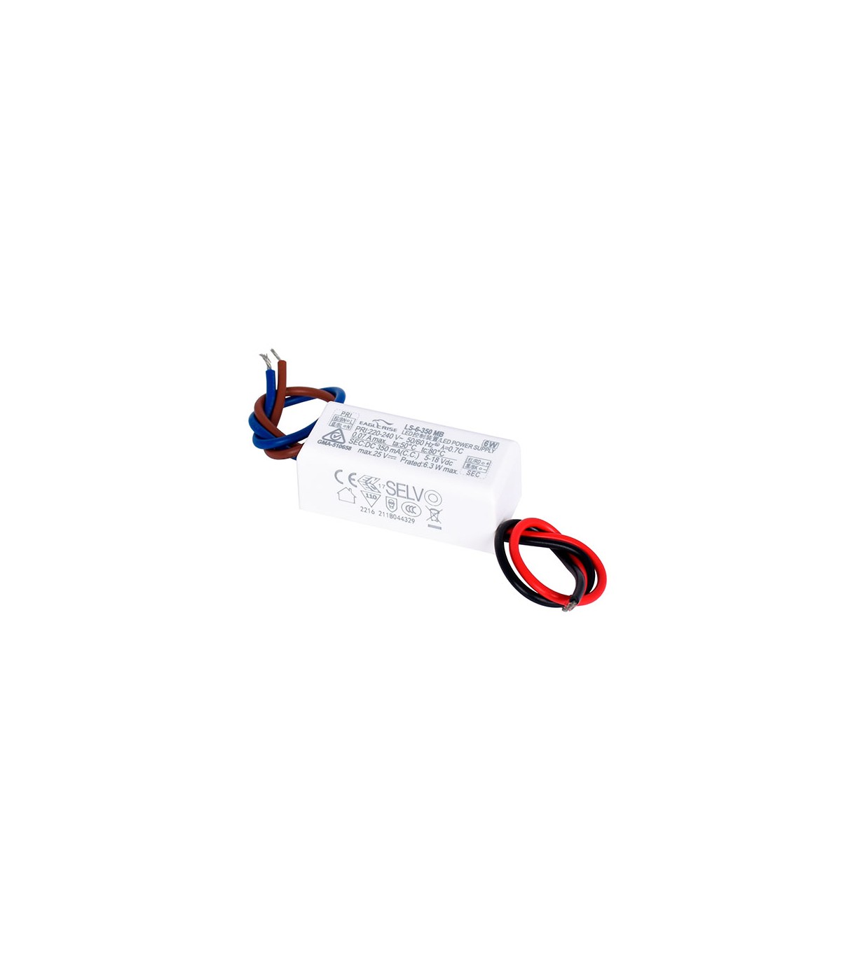 Driver EAGLERISE 6W OUT5-18VDC 350mA IP20