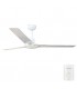 Ventilador De Techo Saltok Blanco AC Sin Luz 3 Aspas 142D