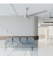 Ventilador De Techo Saltok Blanco AC Sin Luz 3 Aspas 142D