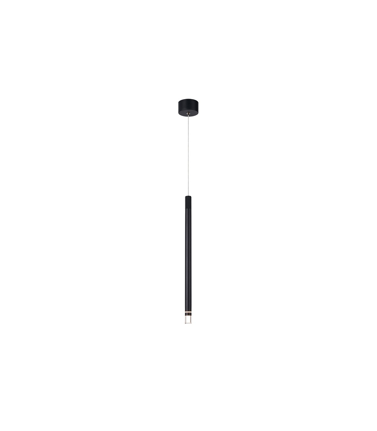 Colgante MOANA Negro 1L 7W 400Lm IP20 Regulable Altura