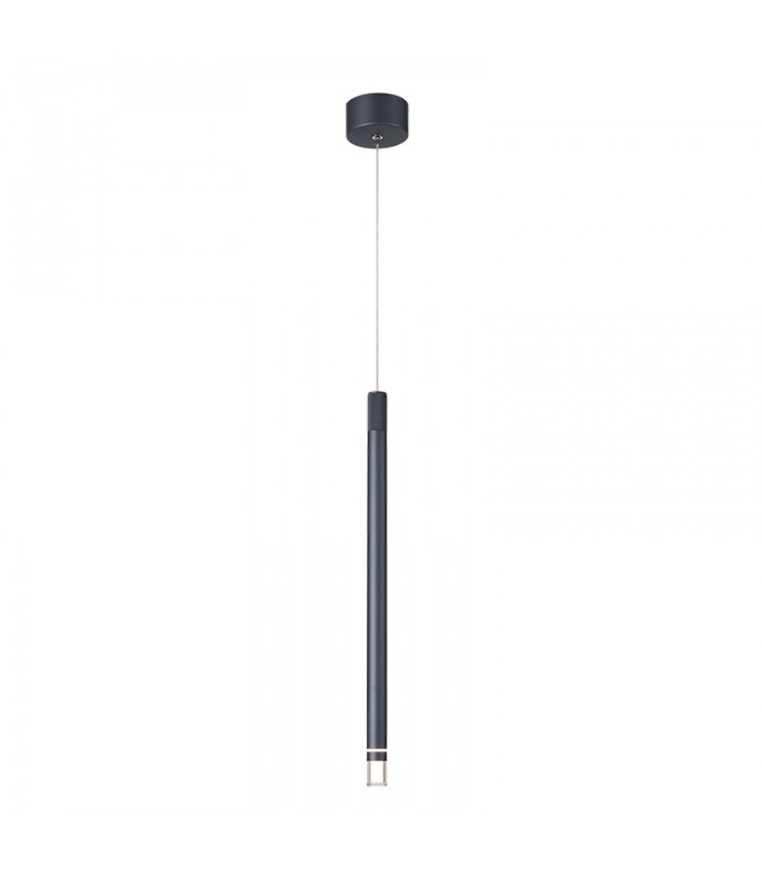 Colgante MOANA Gris Oscuro 1L 7W 400Lm IP20 Regulable Altura