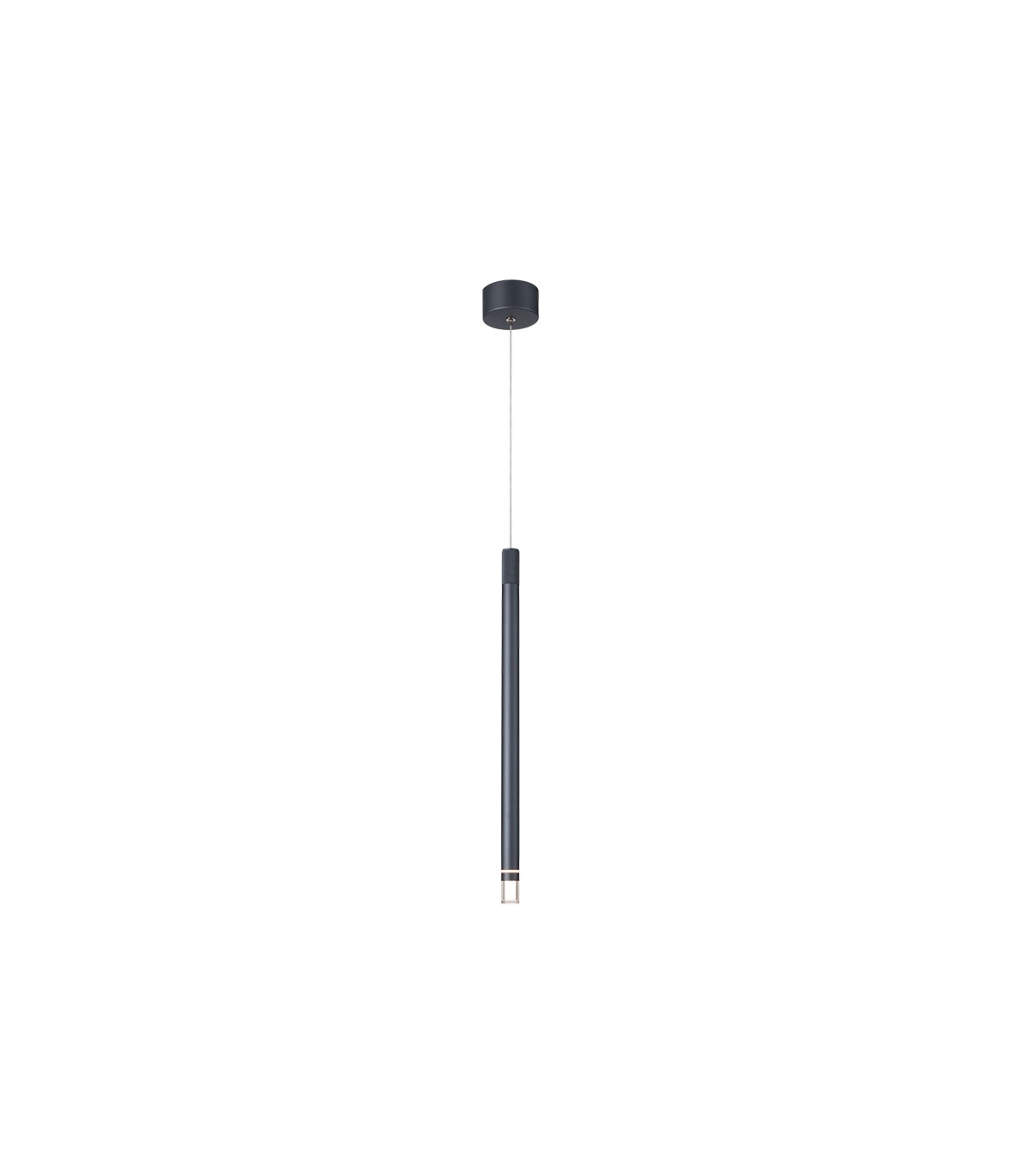 Colgante MOANA Gris Oscuro 1L 7W 400Lm IP20 Regulable Altura