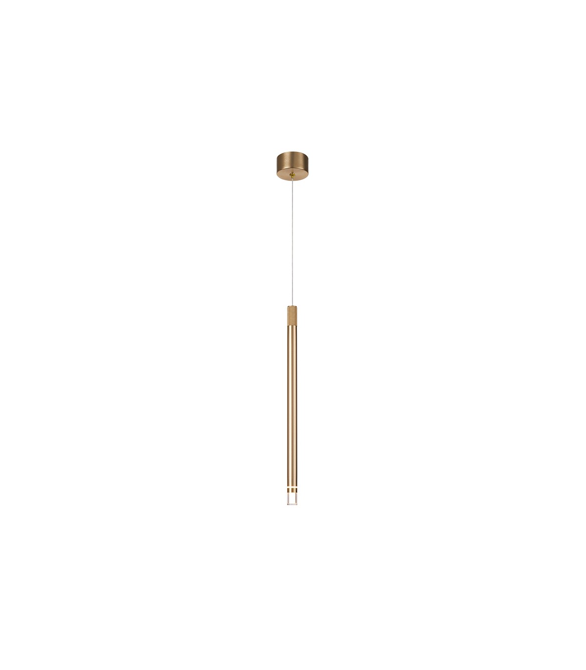Colgante MOANA Laton 1L 7W 400Lm IP20 Regulable Altura