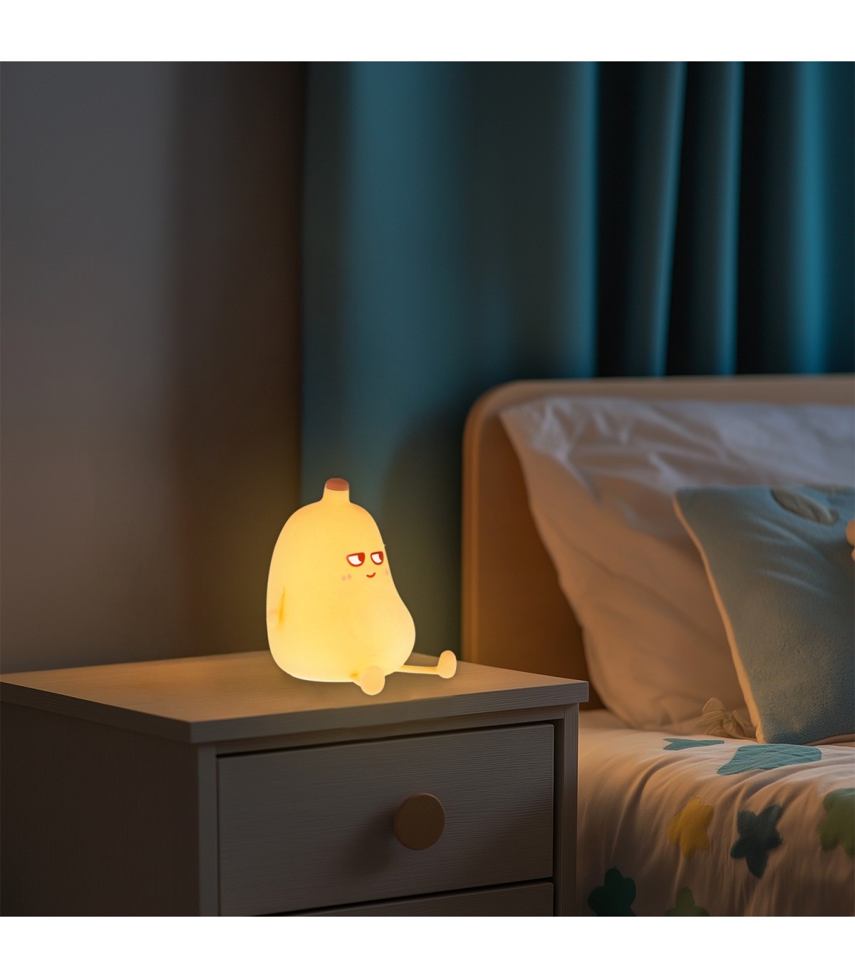 Luz De Noche Recargable BANANA 1W