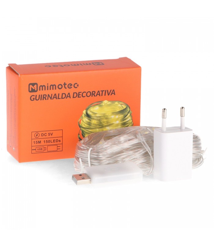 Guirnalda Exterior Led APP Con Usb 15M 230V IP65