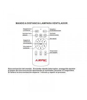 Ventilador SIDNEY APP DC 50W 6200Lm 3 Aspas Blanco CCT