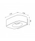 Aplique Led Solar WHITE PLIT 1.7W 70Lm IP65