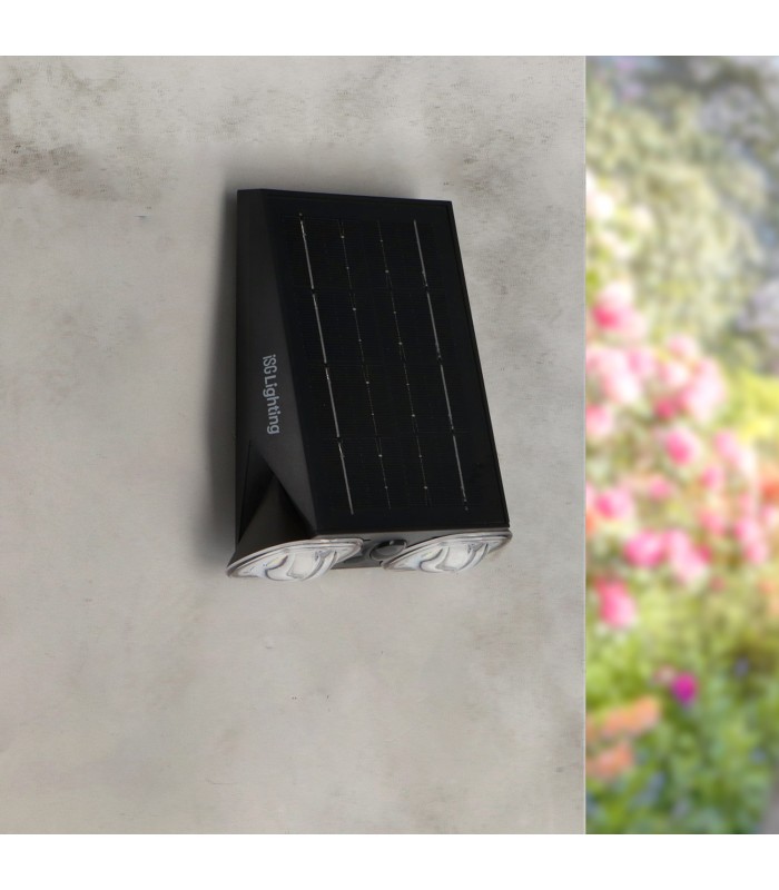 Aplique Led Solar BLACK EYES 1.3W 80Lm IP44