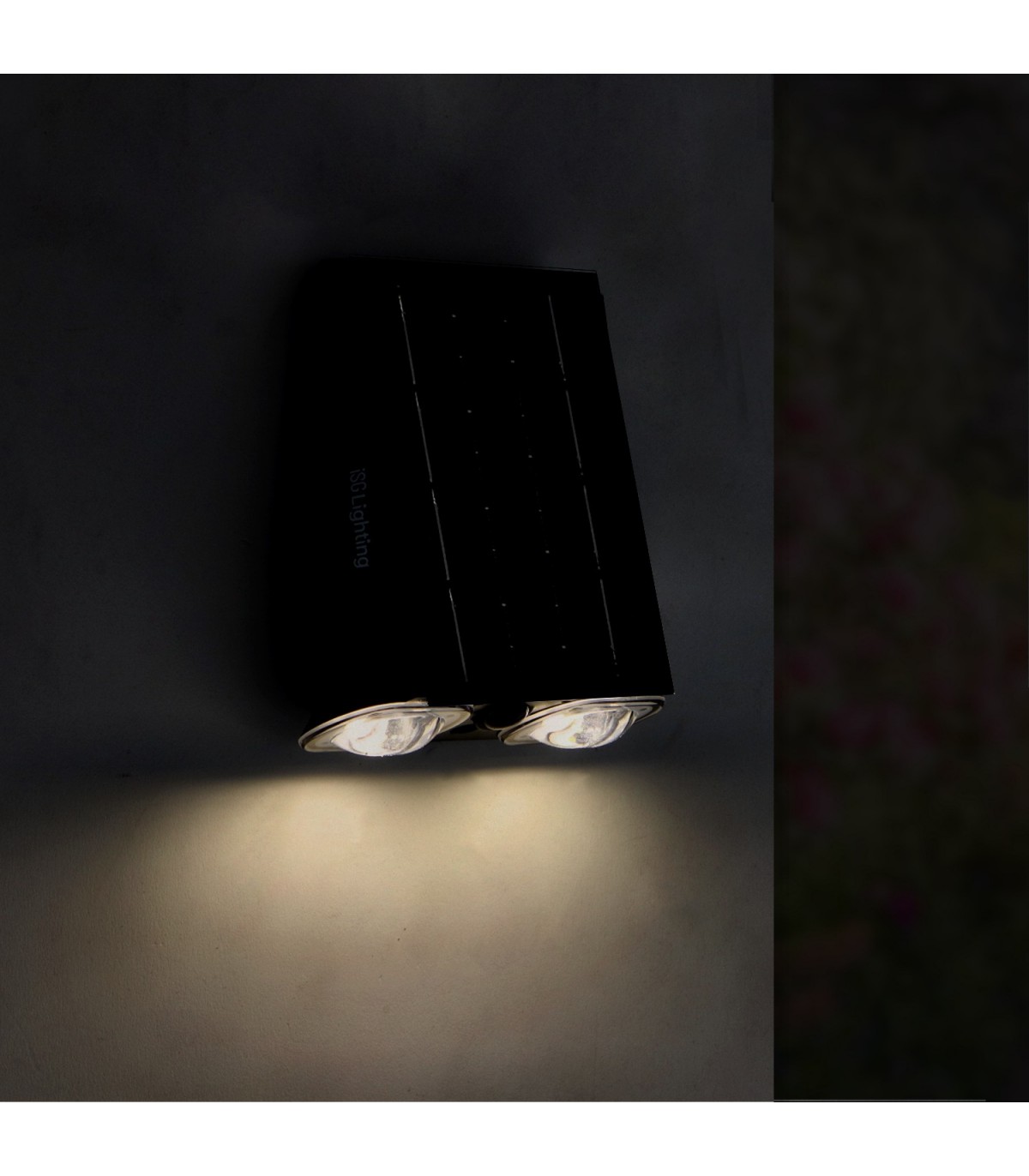 Aplique Led Solar BLACK EYES 1.3W 80Lm IP44