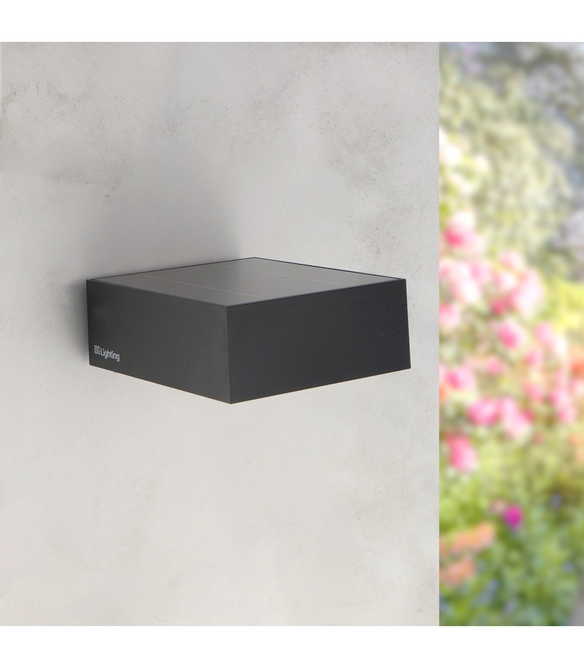 Aplique Led Solar BLACK BIN 2W 100Lm IP65
