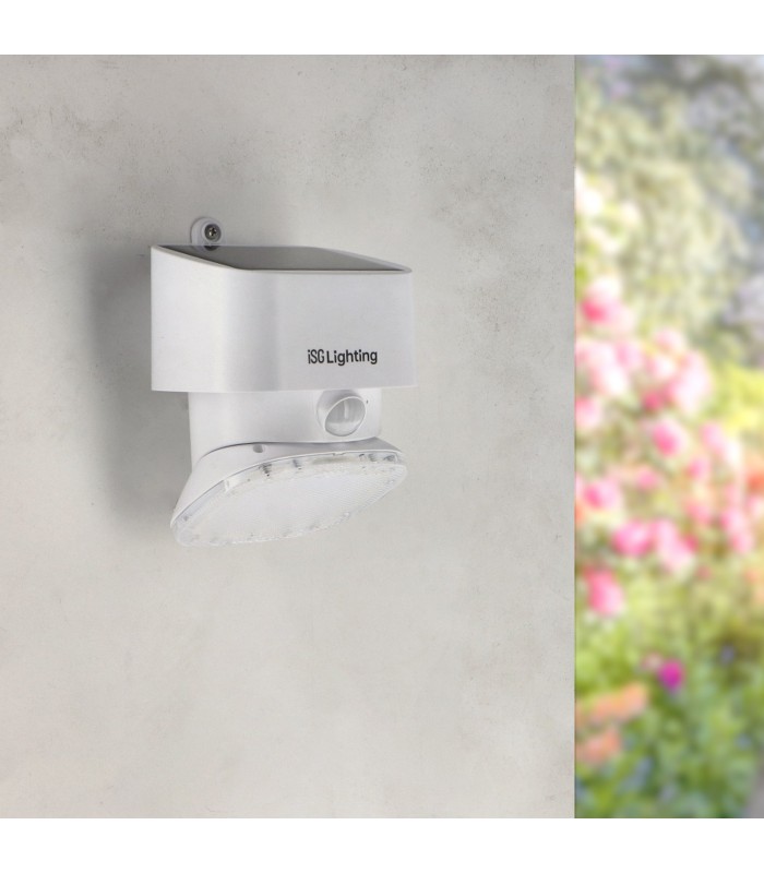 Aplique Led Solar WHITE FLAT 1W 100Lm IP44