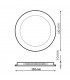 Downlight Led SERIE PRO LIFUD 6W 600Lm IP20 Redondo Blanco CCT