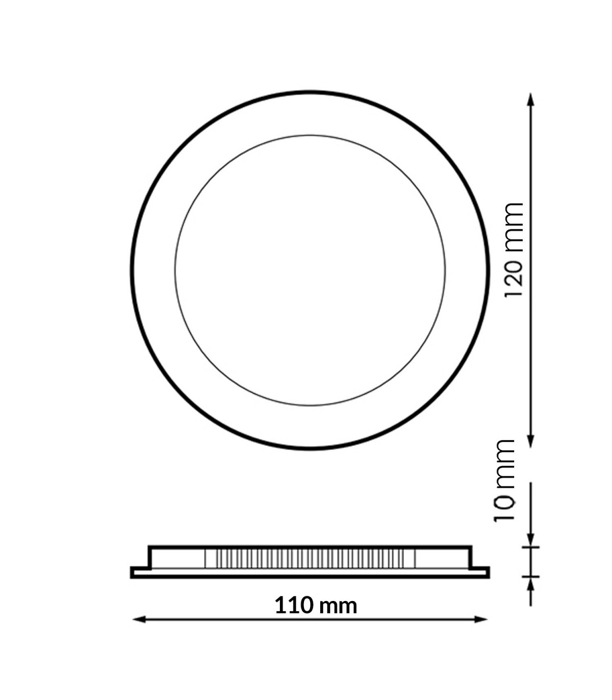 Downlight Led SERIE PRO LIFUD 6W 600Lm IP20 Redondo Blanco CCT