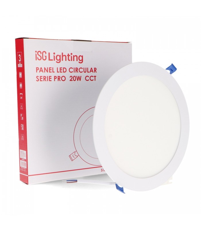 Downlight Led SERIE PRO LIFUD 20W 2000Lm IP20 Redondo Blanco CCT
