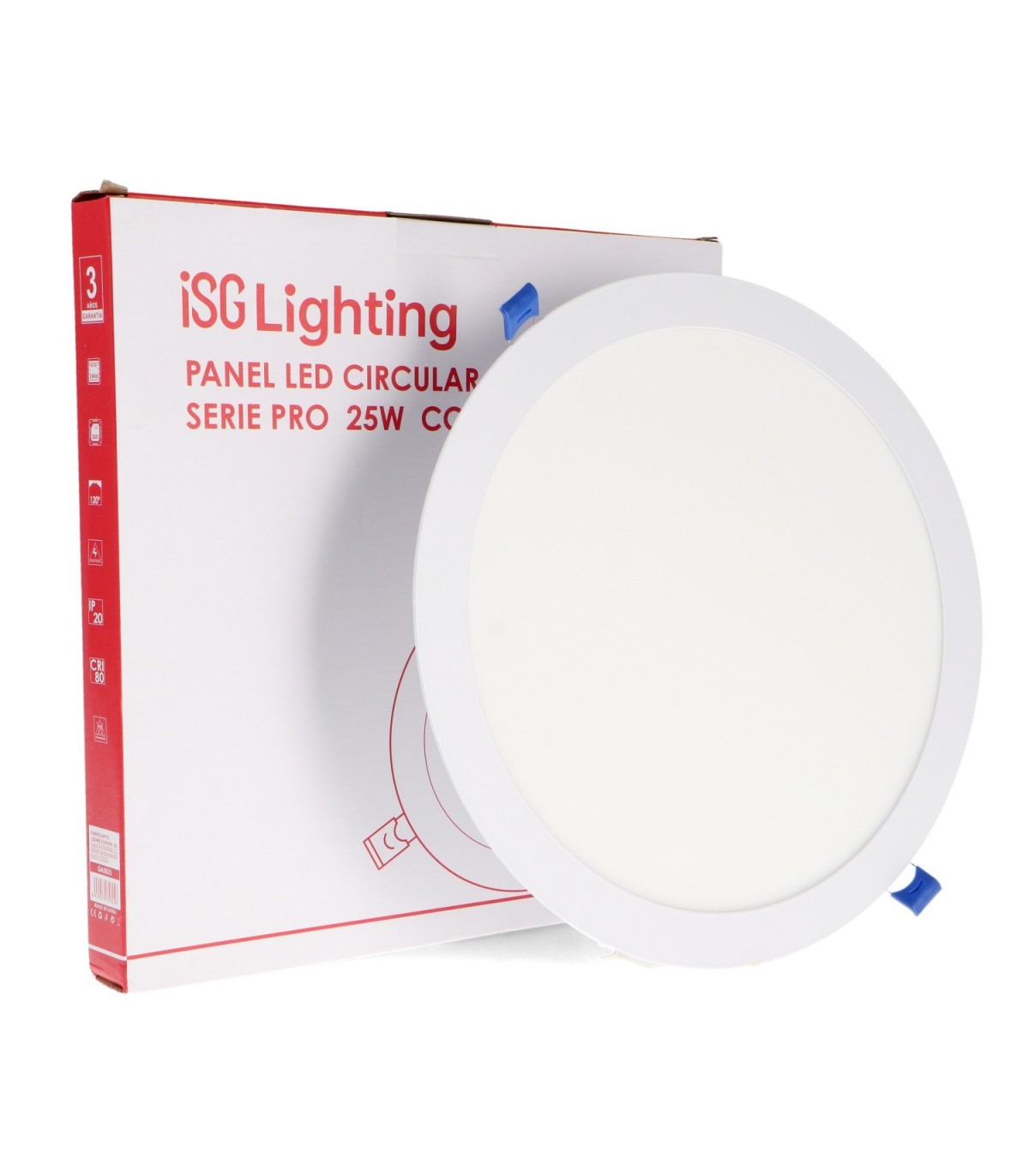 Downlight Led SERIE PRO LIFUD 25W 2500Lm IP20 Redondo Blanco CCT