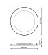 Downlight Led SERIE PRO LIFUD 25W 2500Lm IP20 Redondo Blanco CCT
