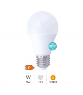 Bombilla Led 9W 950LM E27 Con Sensor Crepuscular + Presencia