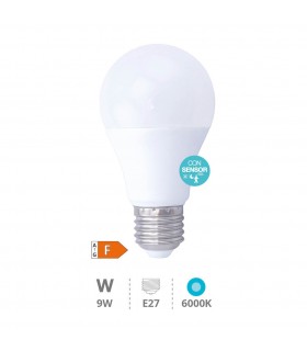 Bombilla Led 9W 950LM E27 Con Sensor Crepuscular + Presencia