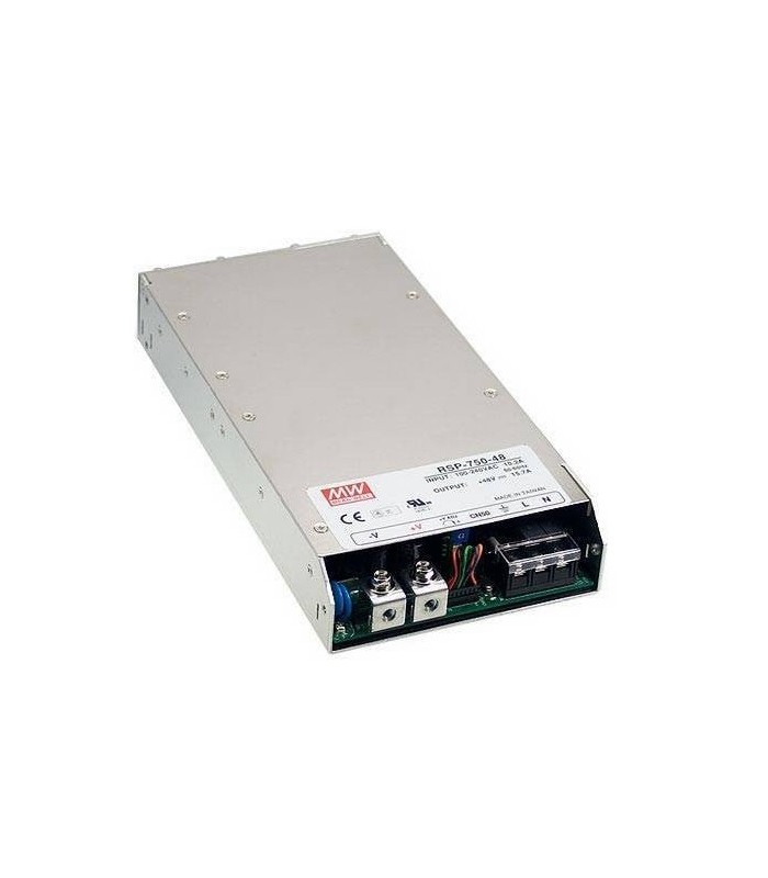 Fuente alimentación Mean Well 753.6W 48Vcc 15.7A IP20 RSP-750-48