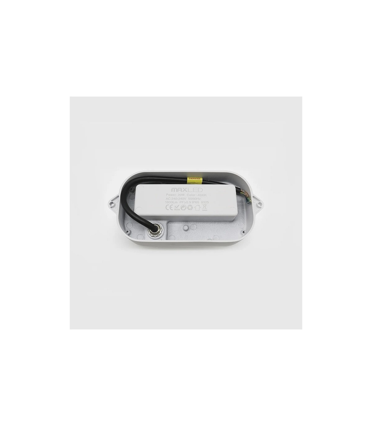 Plafón Led FROST BLANCO 20W 2400Lm IP65 IK10 Especial Para Congelación