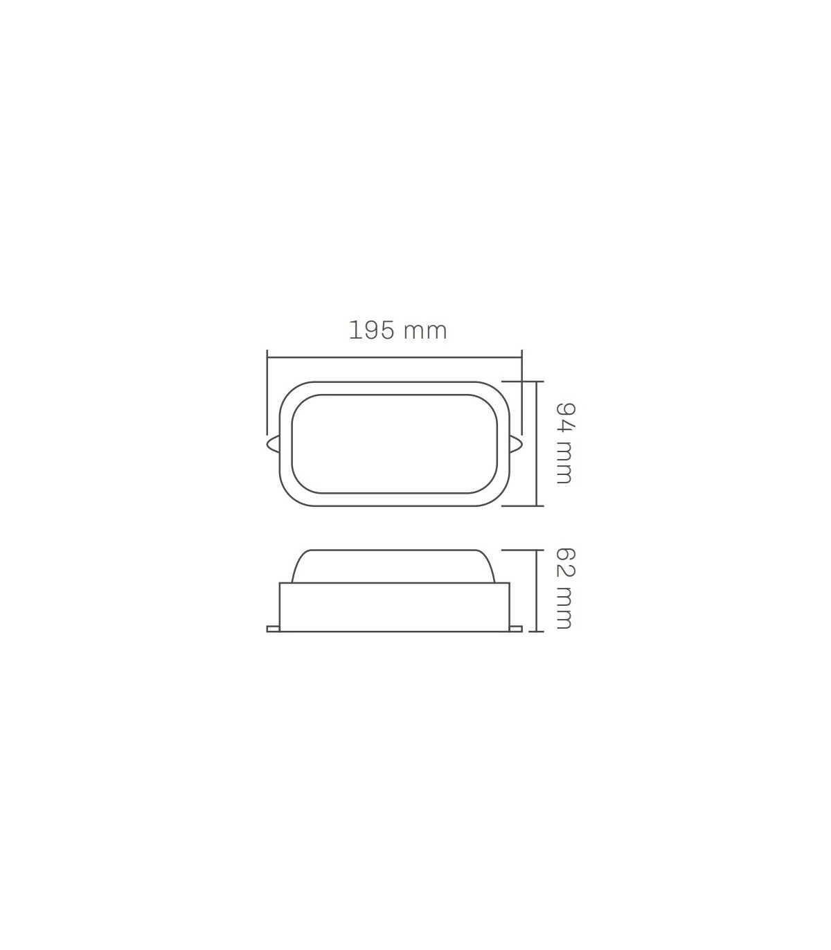 Plafón Led FROST BLANCO 20W 2400Lm IP65 IK10 Especial Para Congelación
