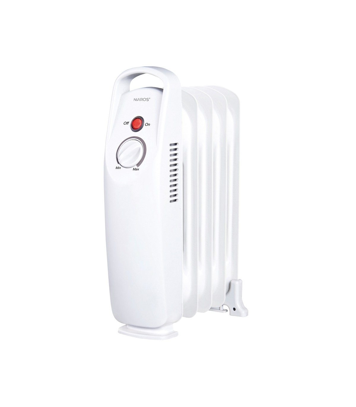 Radiador de Aceite Mini ELDERE 500W Blanco 5 Elementos