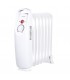 Radiador de Aceite Mini ELDERE 700W Blanco 7 Elementos