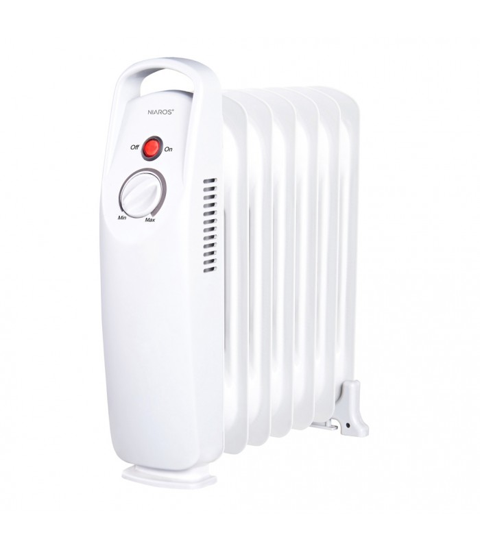 Radiador de Aceite Mini ELDERE 700W Blanco 7 Elementos