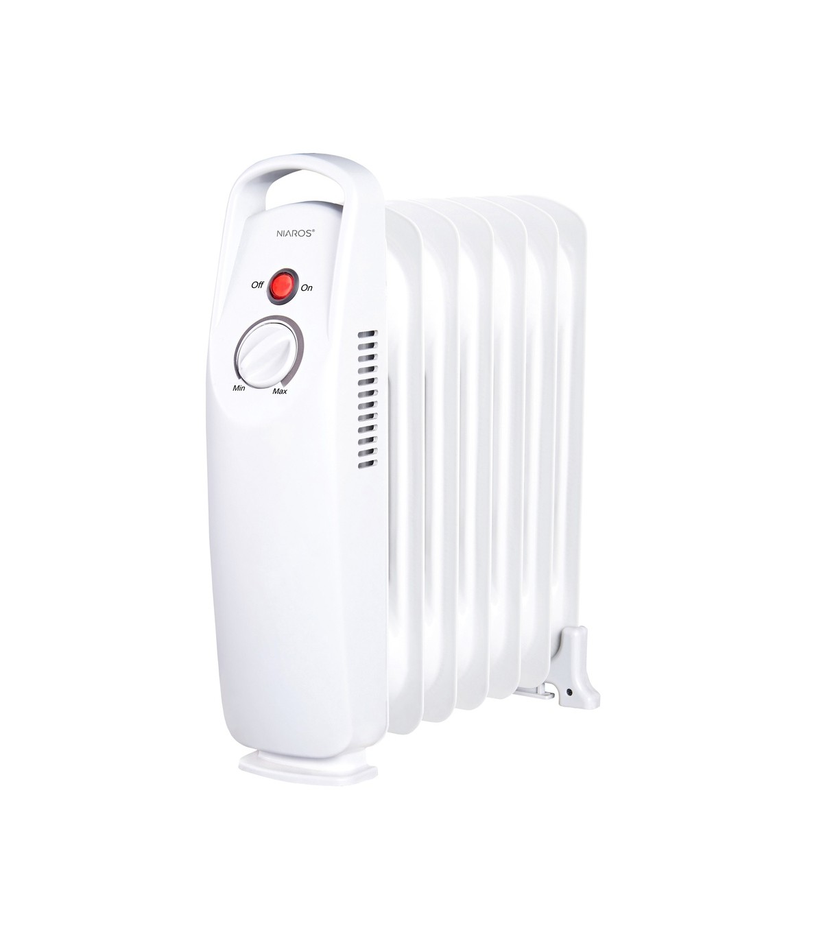 Radiador de Aceite Mini ELDERE 700W Blanco 7 Elementos