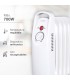 Radiador de Aceite Mini ELDERE 700W Blanco 7 Elementos