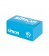 Base de enchufe schuko doble 16A 250V con dispositivo de seguridad, led y embornamiento 1Click® rojo Simon 500 Cima