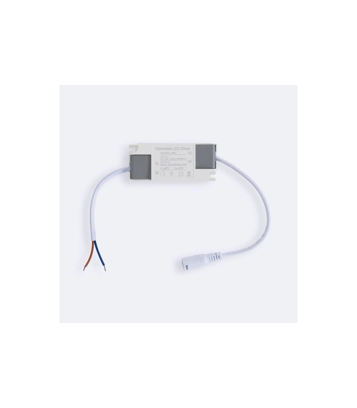 Driver Dimmable TRIAC 8W OUT15-24VDC 300mA
