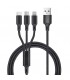 Cable USB Macho a Multicarga Nylon 1.2m