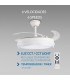 Ventilador WHITE DARY DC 43W 3800Lm 4 Aspas CCT