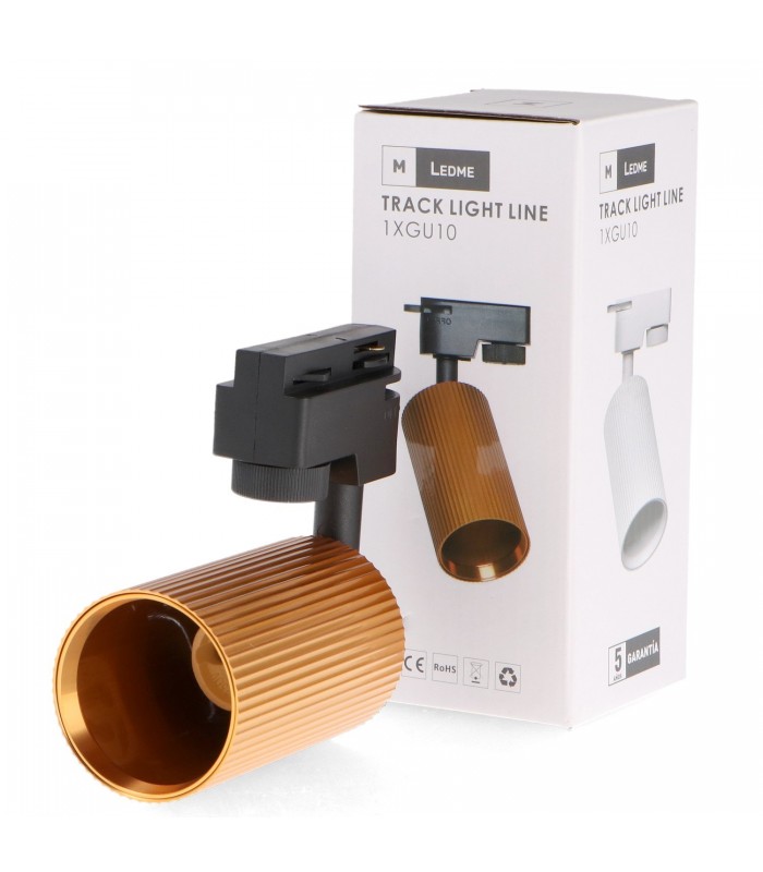 Foco Carril Monofásico GOLD LINE 1xGU10 IP20