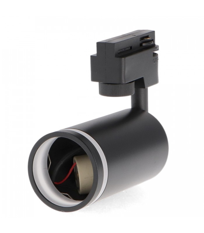 Foco Carril Monofásico BLACK CIRCLE 1xGU10 IP20