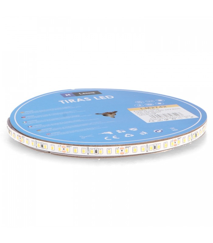 Tira Flexible ZIDANA 10W 1300Lm/M 140Led/m IP20 DC24V -10 Metros-