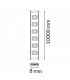 Tira Flexible ZIDANA 10W 1300Lm/M 140Led/m IP20 DC24V -10 Metros-
