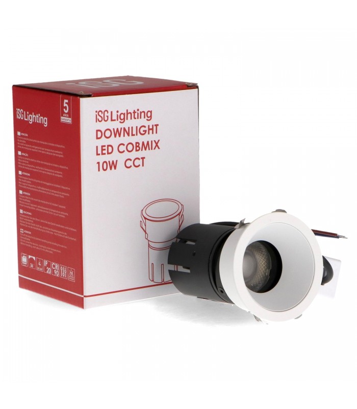 Downlight Orientable COBMIX Blanco 10W 1000Lm 36º IP20 CCT