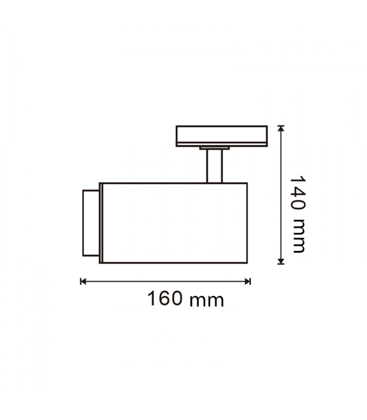 Foco Carril Monofásico BLACK BARI Regulable 30W 2800LM 15-60º CCT