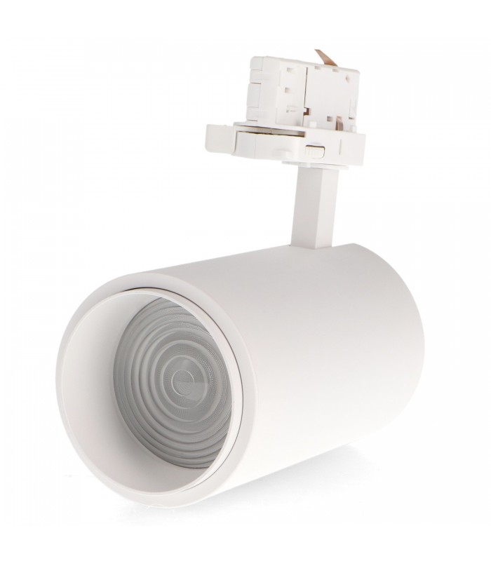 Foco Carril Trifásico WHITE BARI Regulable 30W 2800LM 15-60º CCT