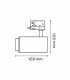 Foco Carril Trifásico WHITE BARI Regulable 30W 2800LM 15-60º CCT