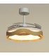 Ventilador ONDAS DC 72W 6480Lm 4 Aspas Blanco/Haya CCT