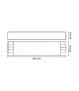 Fuente Alimentación PROTECH 300W (DC24V) 12.5A IP20